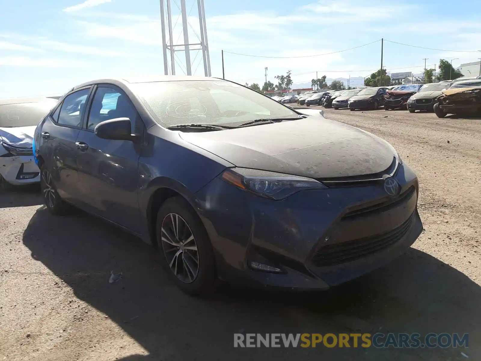 1 Photograph of a damaged car 5YFBURHEXKP887018 TOYOTA COROLLA 2019