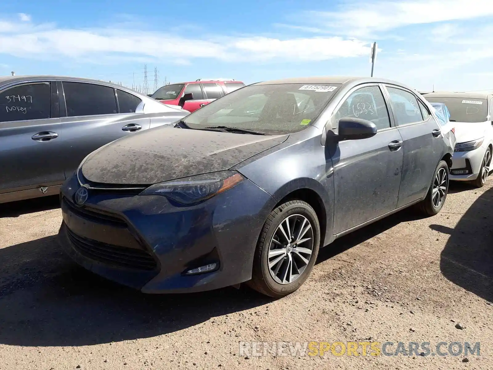 2 Photograph of a damaged car 5YFBURHEXKP887018 TOYOTA COROLLA 2019