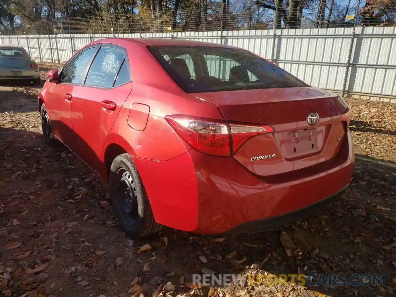 3 Photograph of a damaged car 5YFBURHEXKP887620 TOYOTA COROLLA 2019