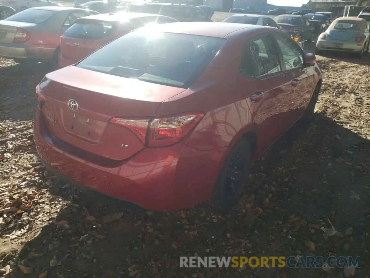 4 Photograph of a damaged car 5YFBURHEXKP887620 TOYOTA COROLLA 2019