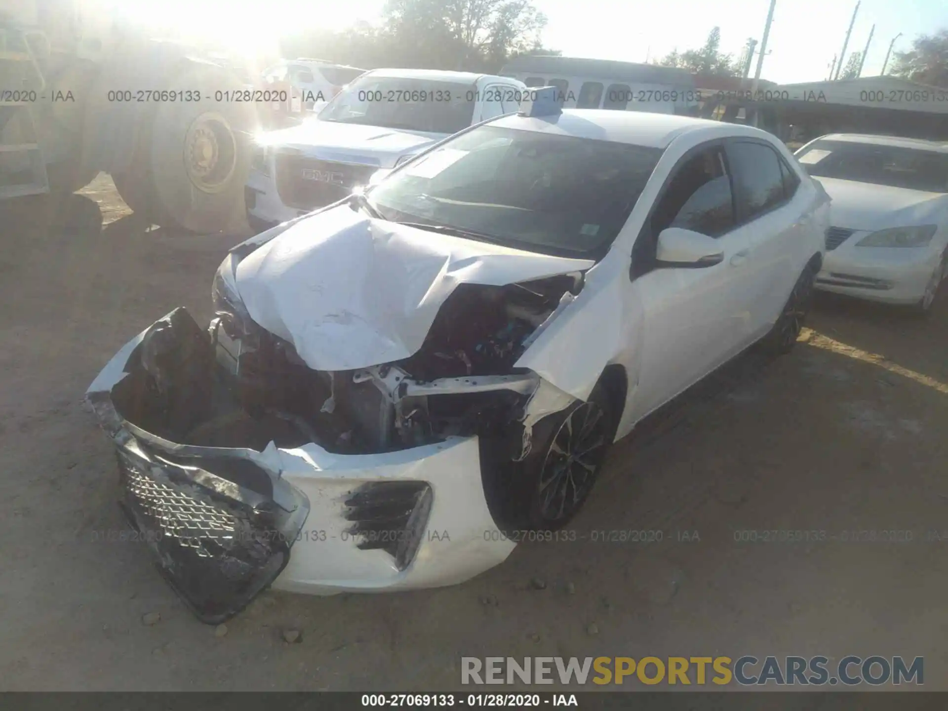 2 Photograph of a damaged car 5YFBURHEXKP887679 TOYOTA COROLLA 2019