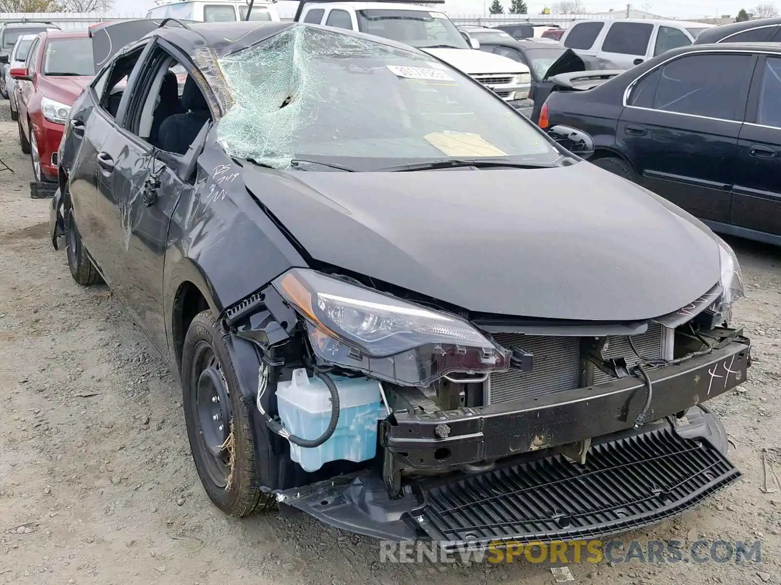 1 Photograph of a damaged car 5YFBURHEXKP888086 TOYOTA COROLLA 2019