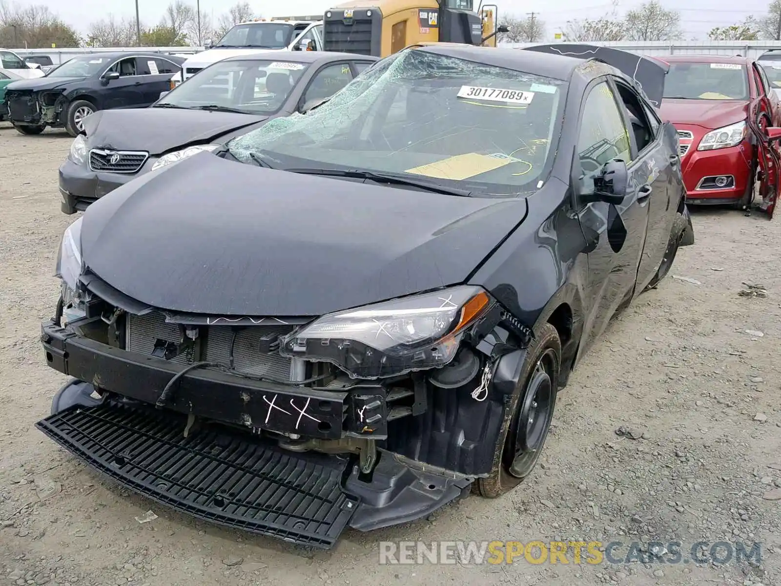 2 Photograph of a damaged car 5YFBURHEXKP888086 TOYOTA COROLLA 2019