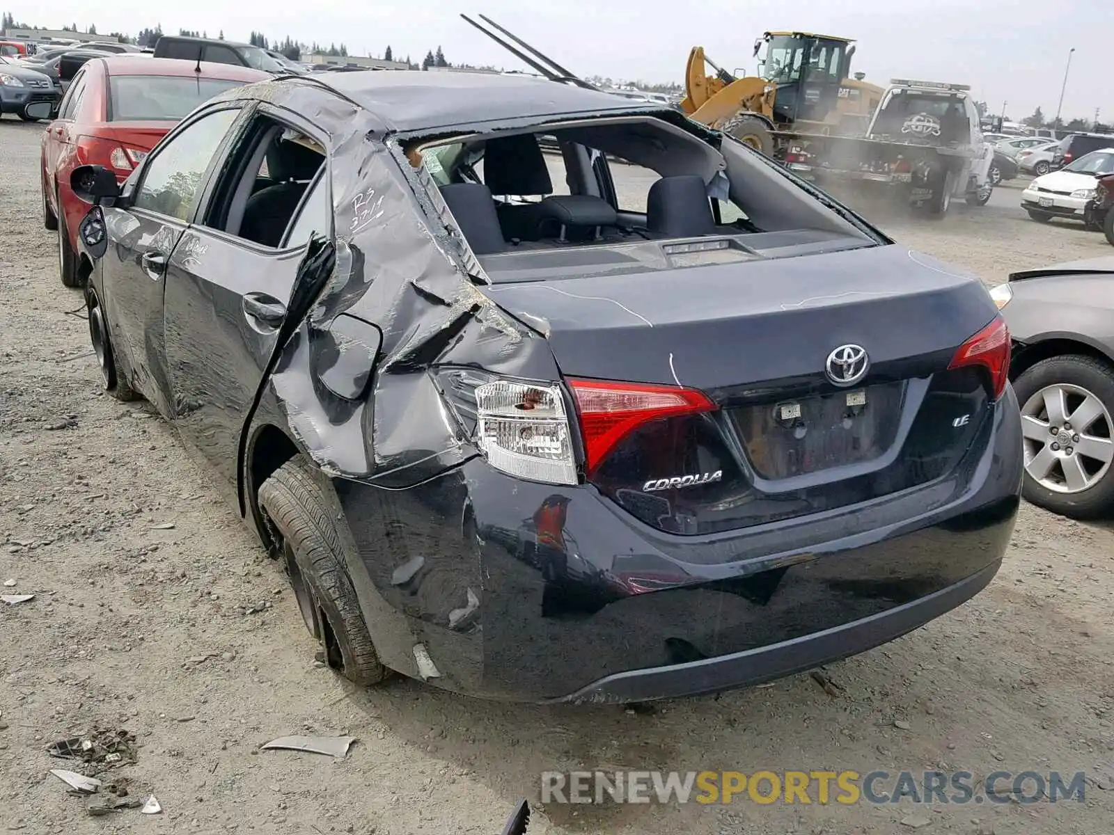 3 Photograph of a damaged car 5YFBURHEXKP888086 TOYOTA COROLLA 2019