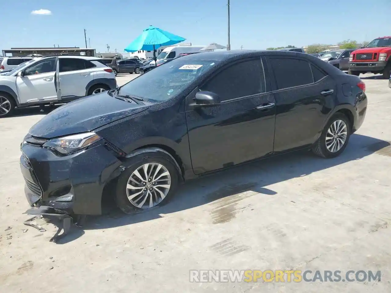 1 Photograph of a damaged car 5YFBURHEXKP888119 TOYOTA COROLLA 2019