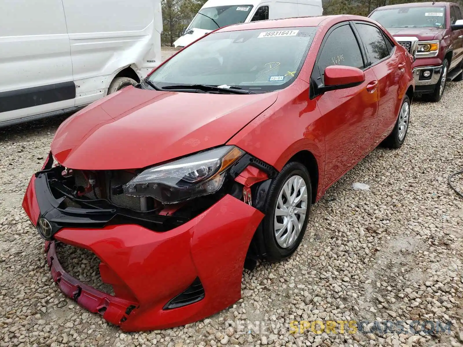 2 Photograph of a damaged car 5YFBURHEXKP888427 TOYOTA COROLLA 2019