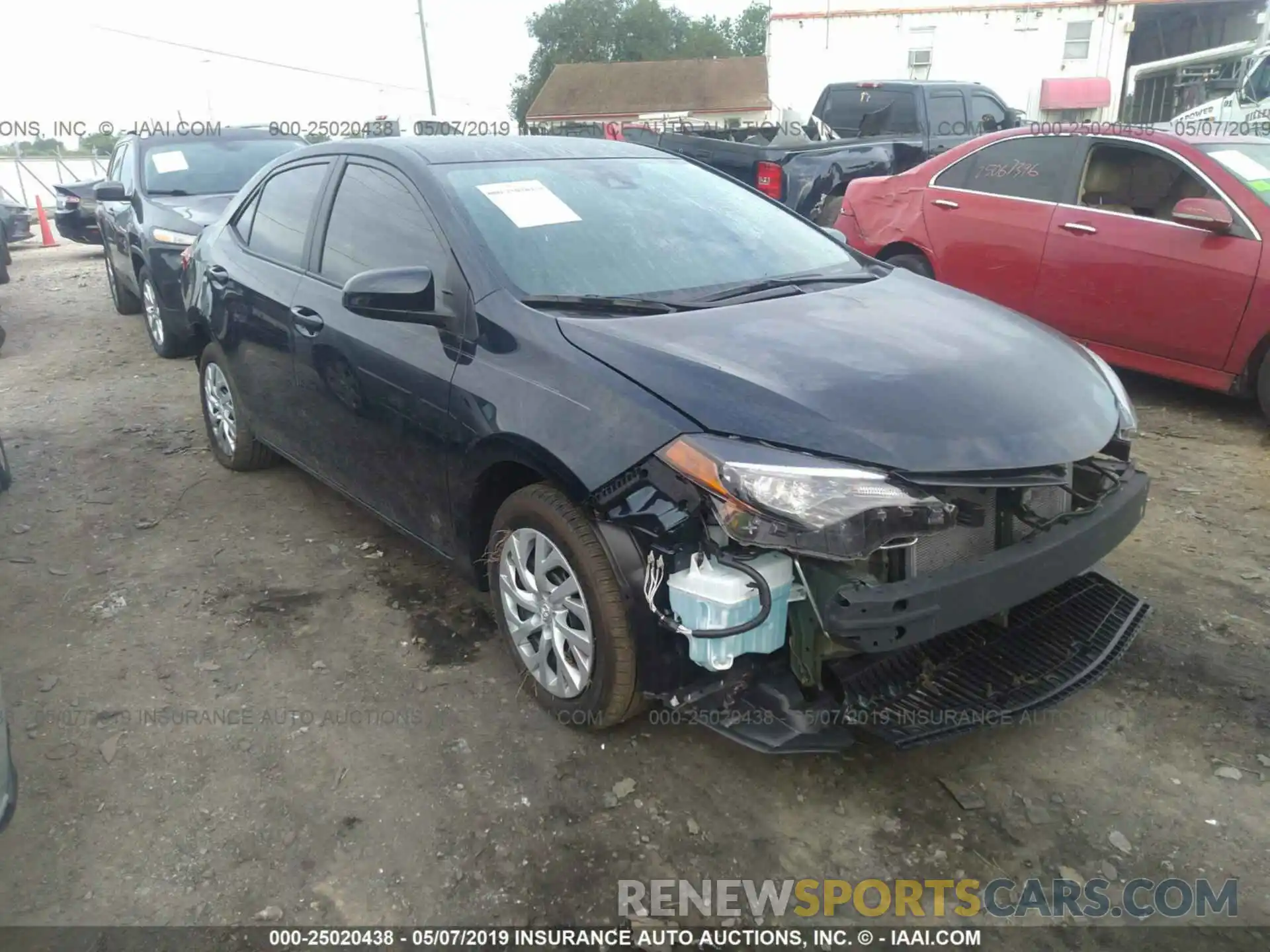 1 Photograph of a damaged car 5YFBURHEXKP888637 TOYOTA COROLLA 2019