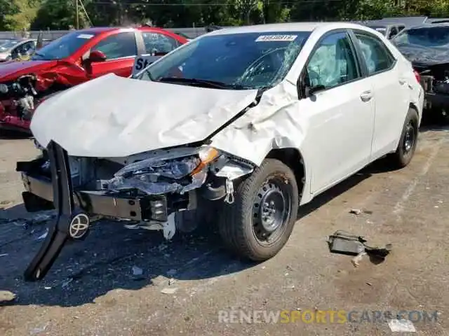 2 Photograph of a damaged car 5YFBURHEXKP889402 TOYOTA COROLLA 2019