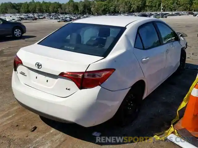 4 Photograph of a damaged car 5YFBURHEXKP889402 TOYOTA COROLLA 2019