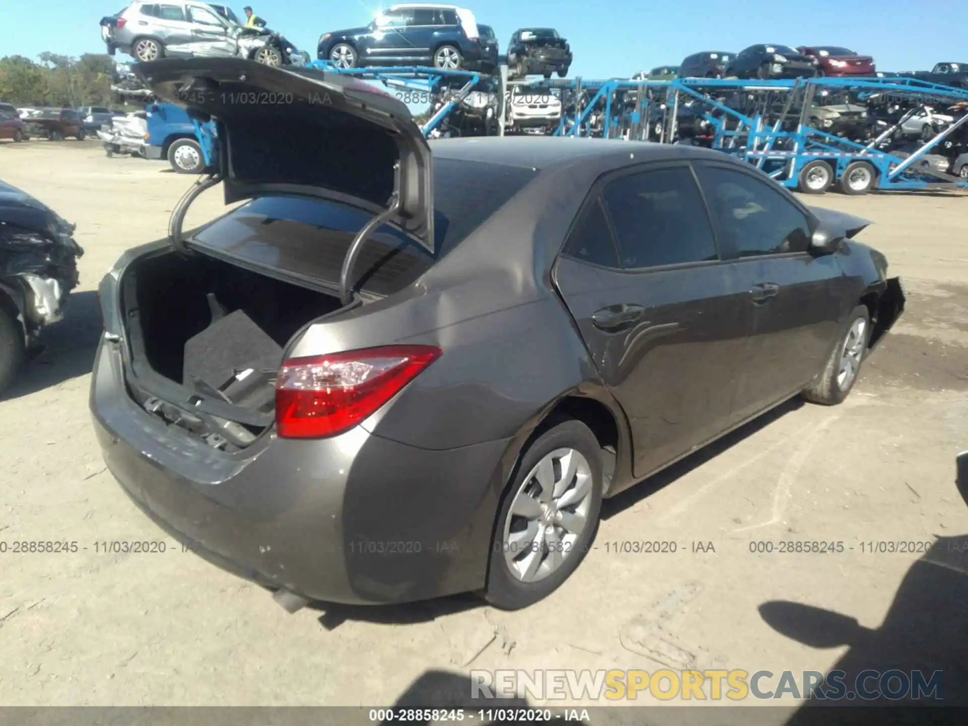 4 Photograph of a damaged car 5YFBURHEXKP889447 TOYOTA COROLLA 2019