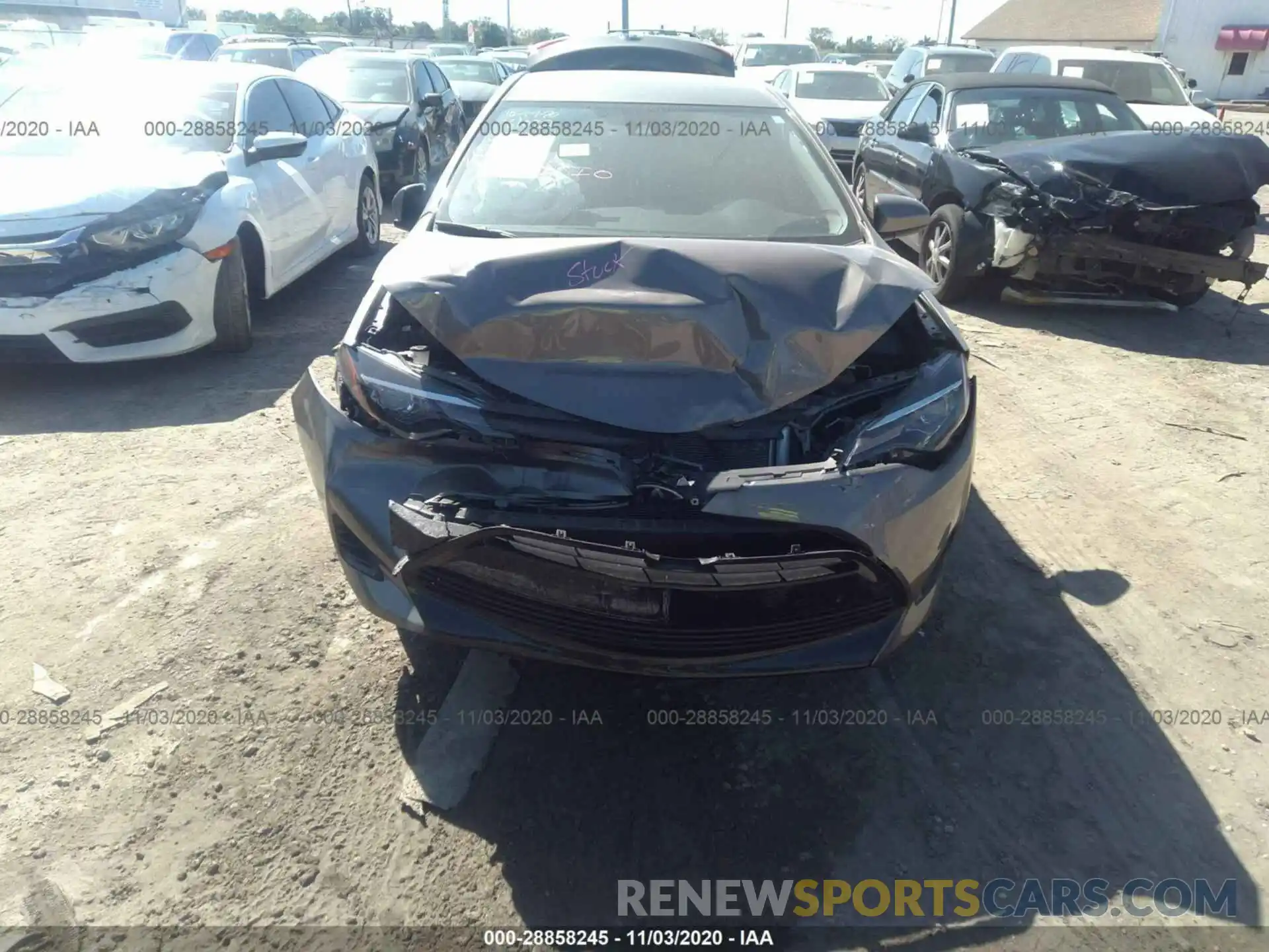 6 Photograph of a damaged car 5YFBURHEXKP889447 TOYOTA COROLLA 2019