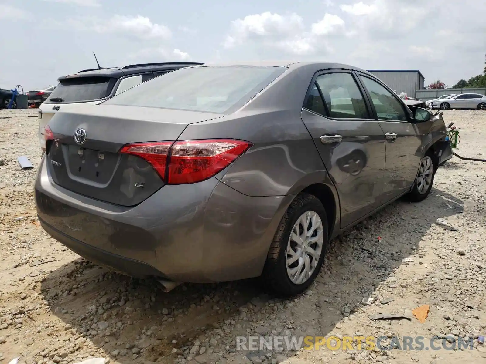 4 Photograph of a damaged car 5YFBURHEXKP889836 TOYOTA COROLLA 2019