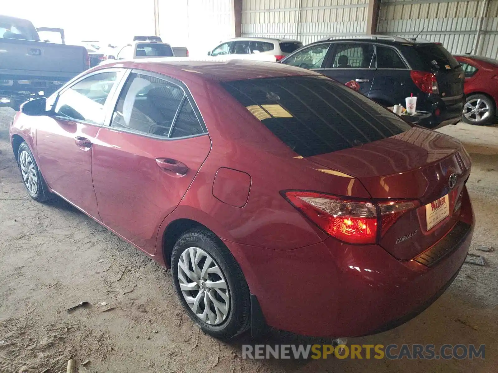 3 Photograph of a damaged car 5YFBURHEXKP890341 TOYOTA COROLLA 2019