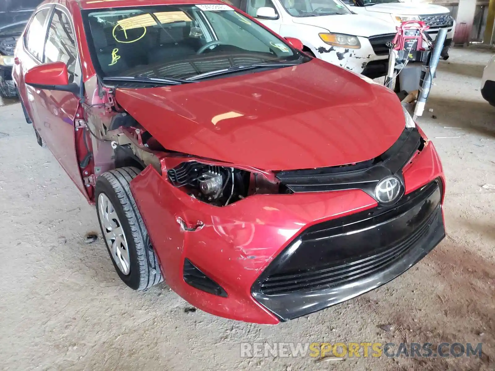 9 Photograph of a damaged car 5YFBURHEXKP890341 TOYOTA COROLLA 2019