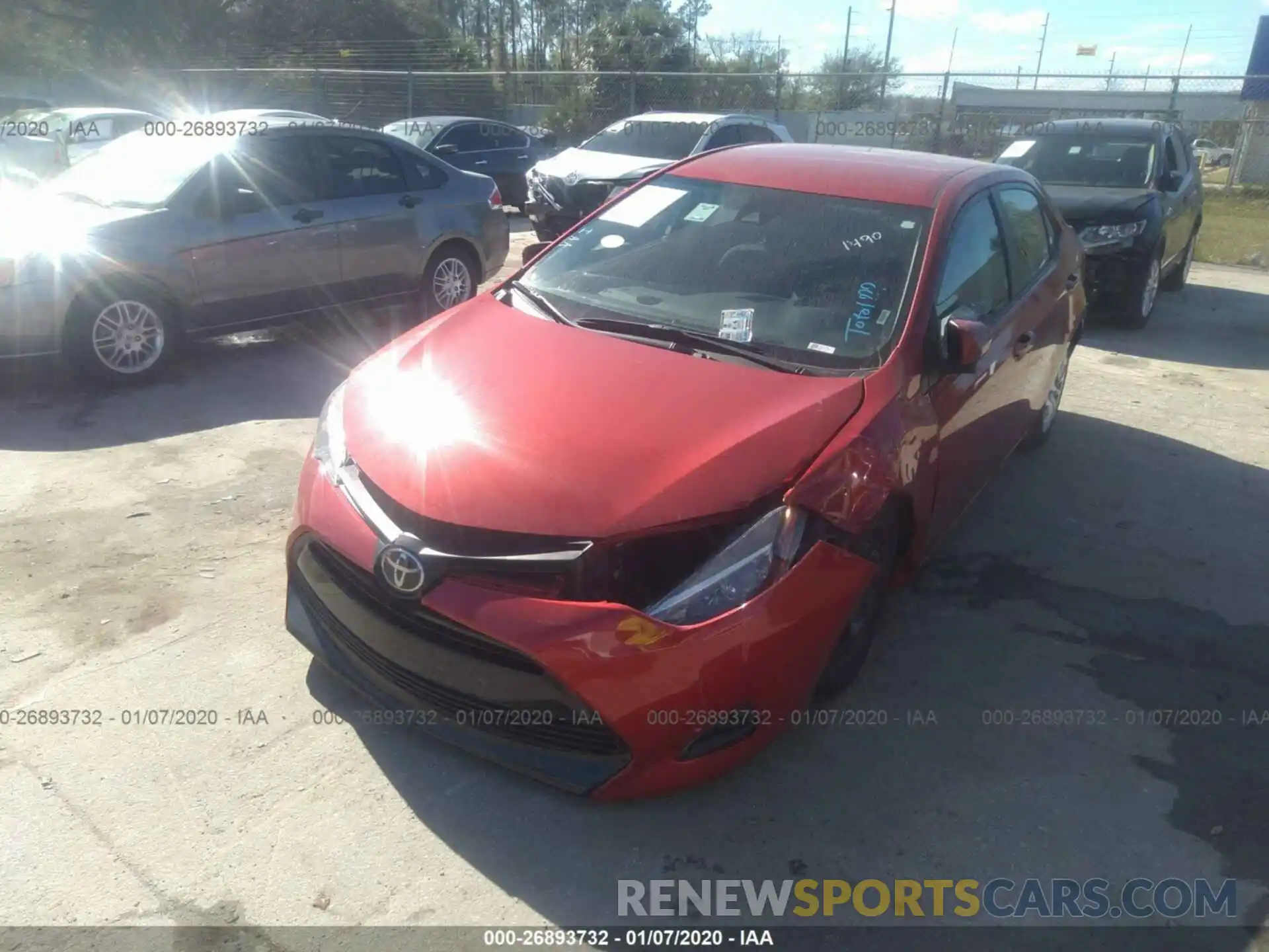 6 Photograph of a damaged car 5YFBURHEXKP891490 TOYOTA COROLLA 2019