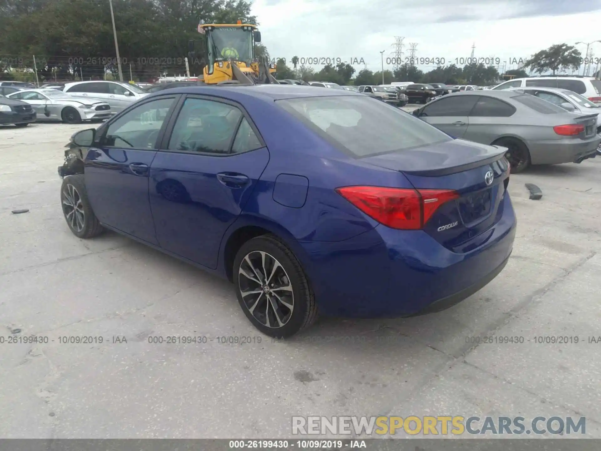 3 Photograph of a damaged car 5YFBURHEXKP891778 TOYOTA COROLLA 2019