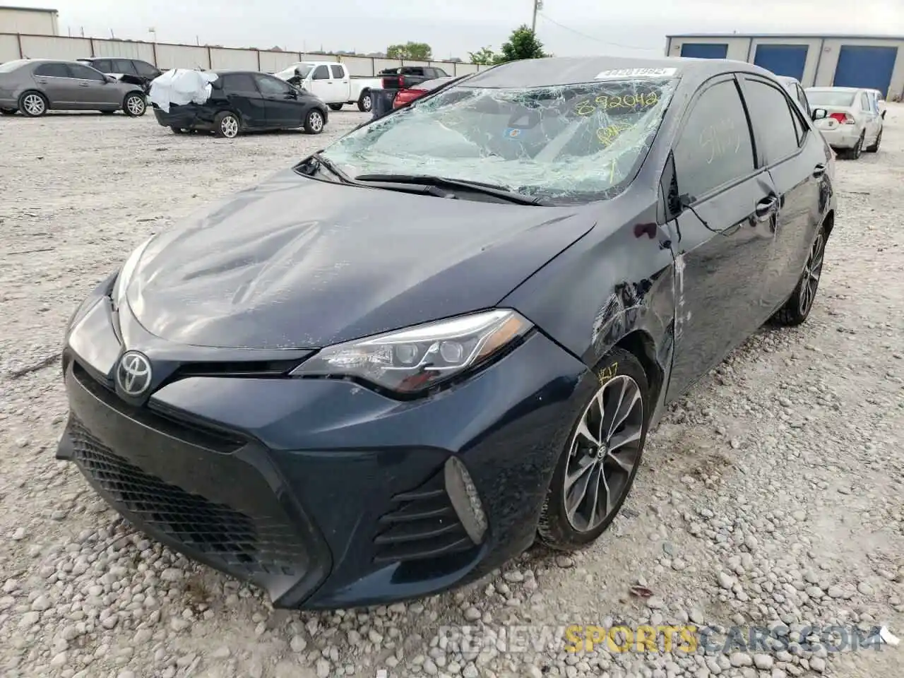 2 Photograph of a damaged car 5YFBURHEXKP892042 TOYOTA COROLLA 2019