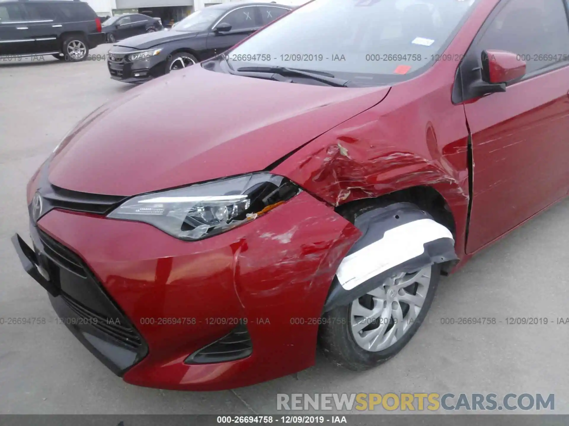 6 Photograph of a damaged car 5YFBURHEXKP892333 TOYOTA COROLLA 2019