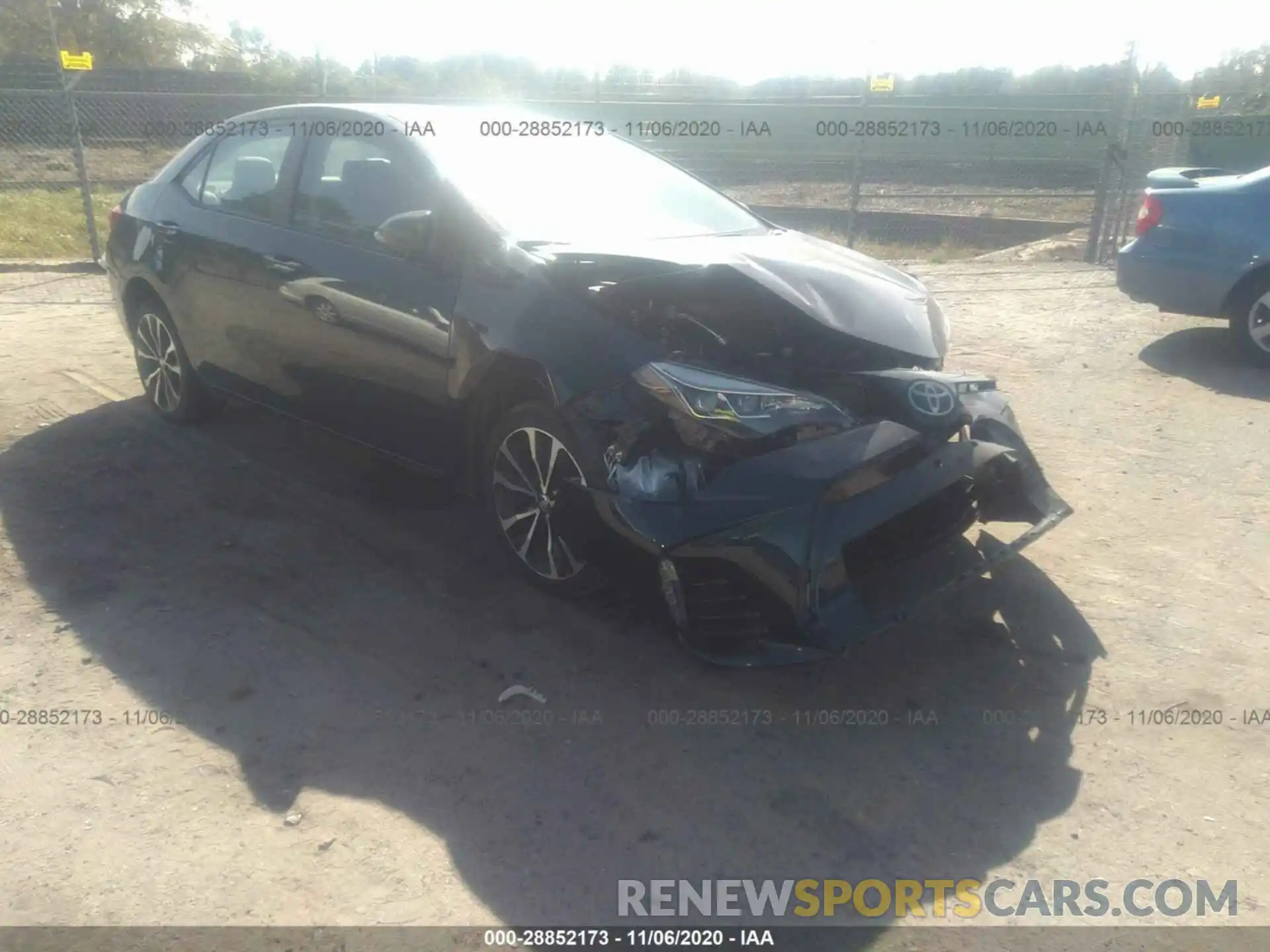 1 Photograph of a damaged car 5YFBURHEXKP892347 TOYOTA COROLLA 2019