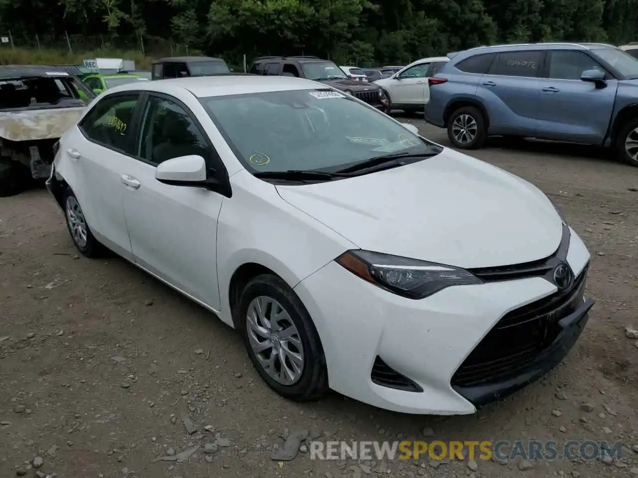 1 Photograph of a damaged car 5YFBURHEXKP892655 TOYOTA COROLLA 2019