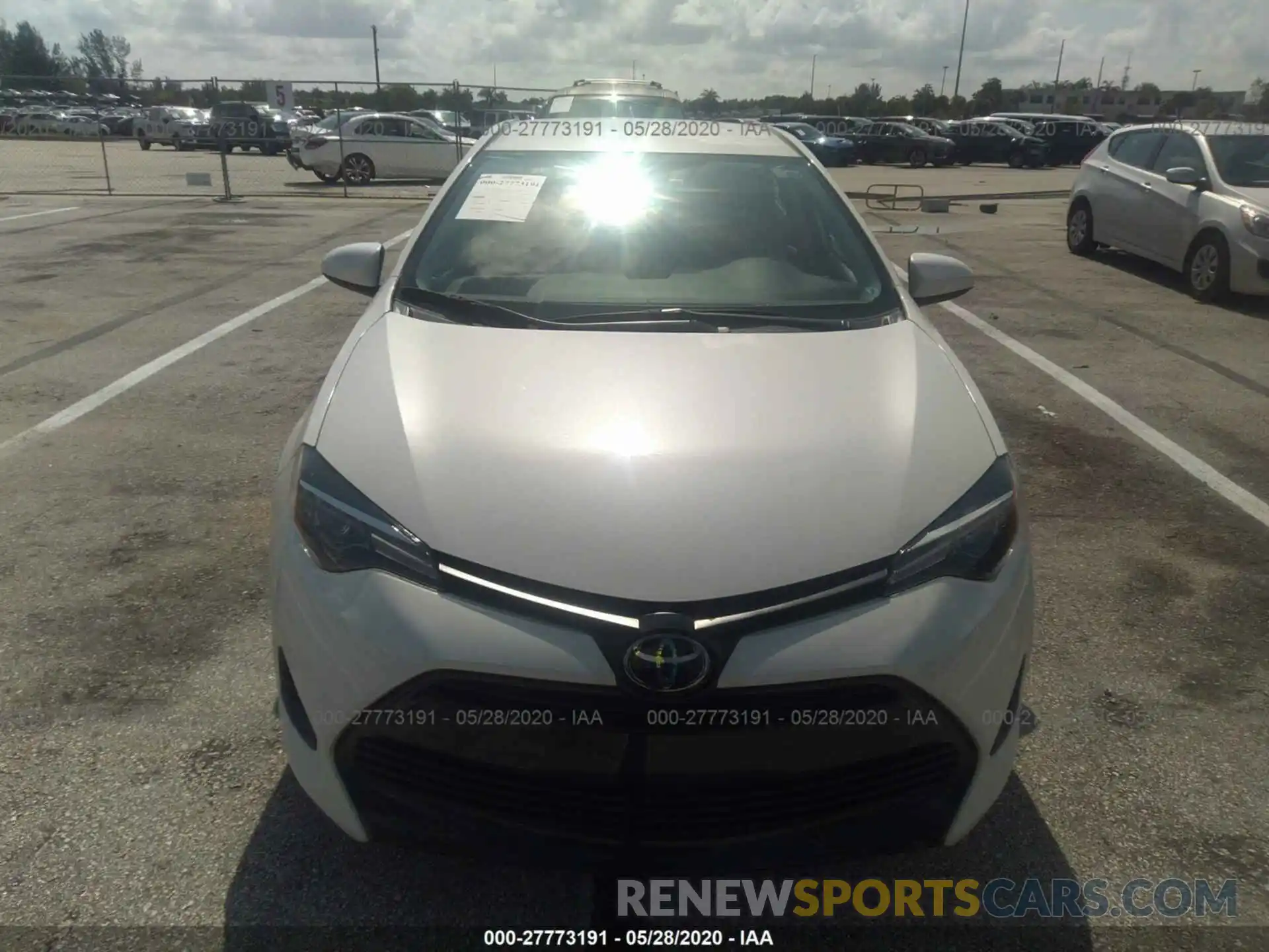 6 Photograph of a damaged car 5YFBURHEXKP893370 TOYOTA COROLLA 2019