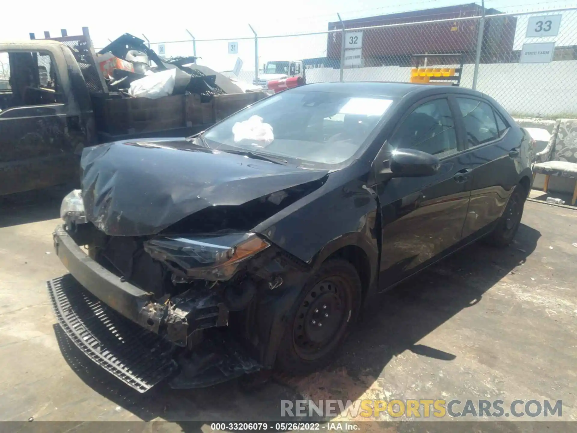 2 Photograph of a damaged car 5YFBURHEXKP893496 TOYOTA COROLLA 2019