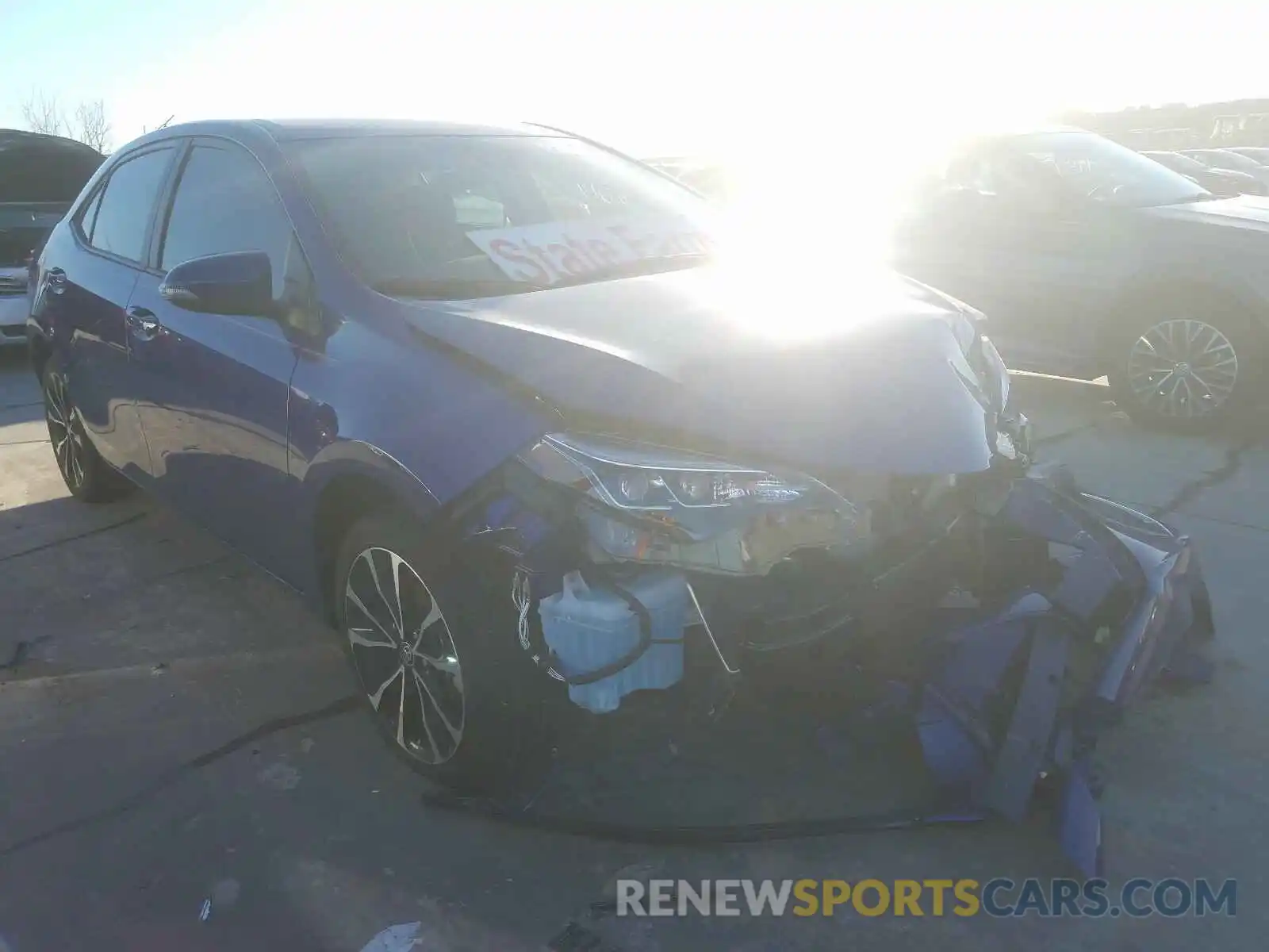 1 Photograph of a damaged car 5YFBURHEXKP893689 TOYOTA COROLLA 2019