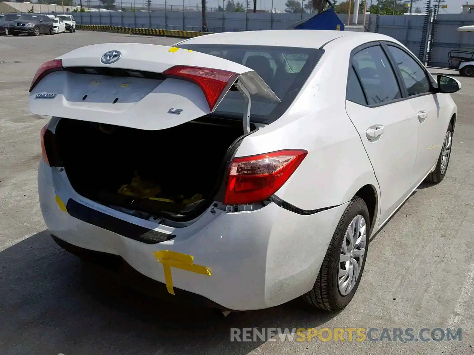 4 Photograph of a damaged car 5YFBURHEXKP893725 TOYOTA COROLLA 2019