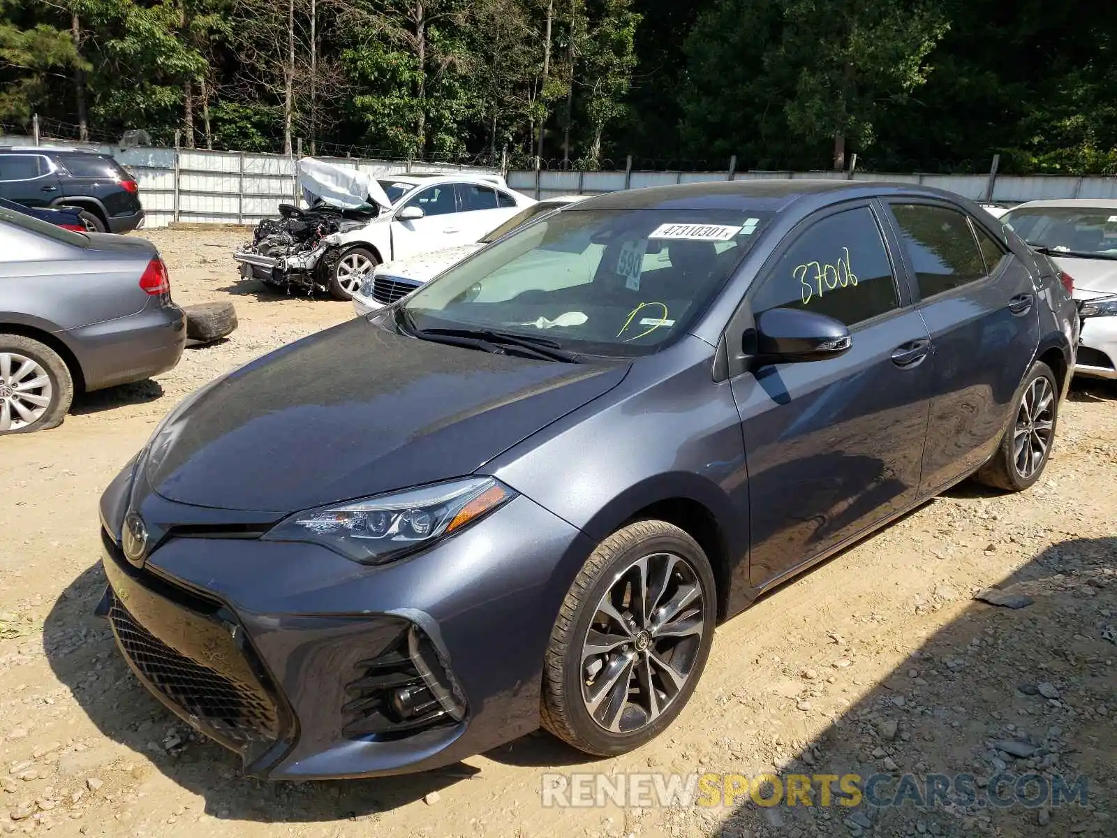 2 Photograph of a damaged car 5YFBURHEXKP893935 TOYOTA COROLLA 2019