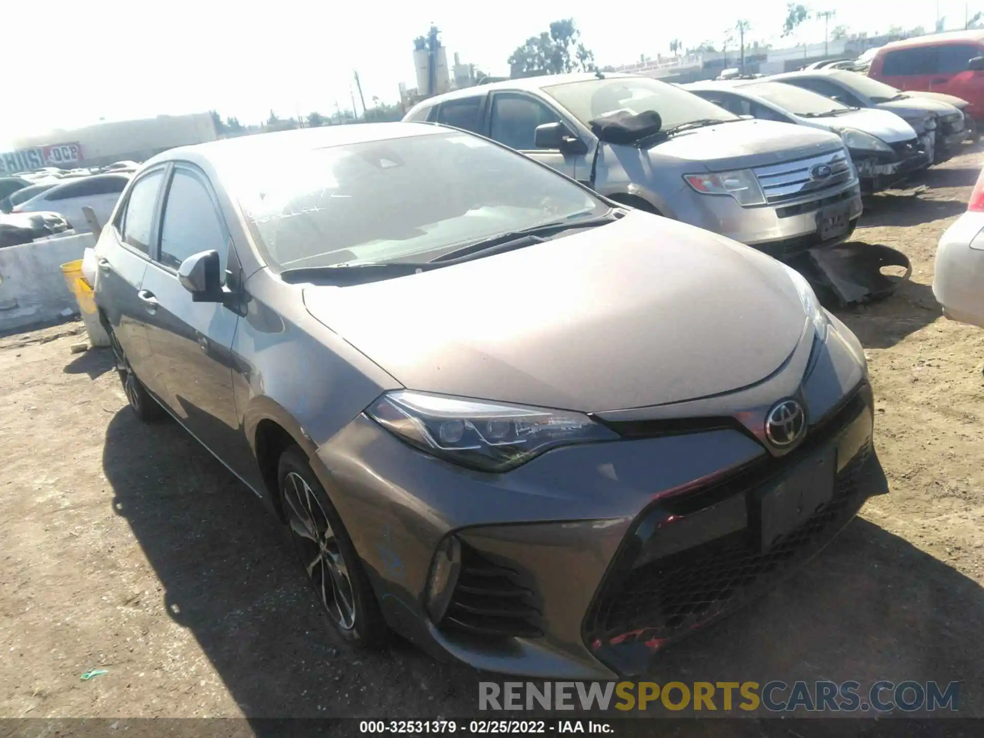 1 Photograph of a damaged car 5YFBURHEXKP894308 TOYOTA COROLLA 2019