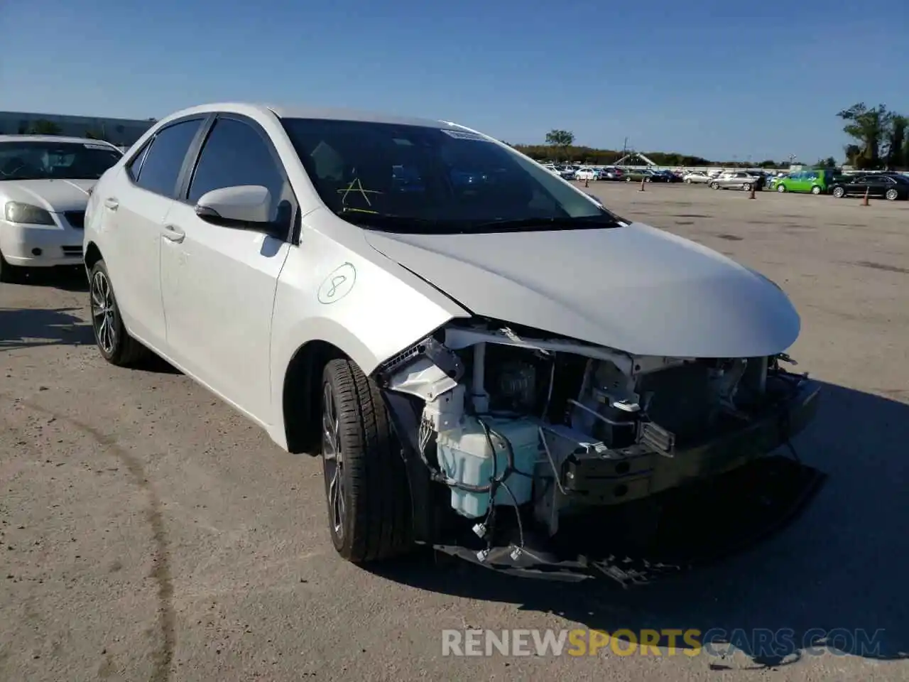 1 Photograph of a damaged car 5YFBURHEXKP895524 TOYOTA COROLLA 2019