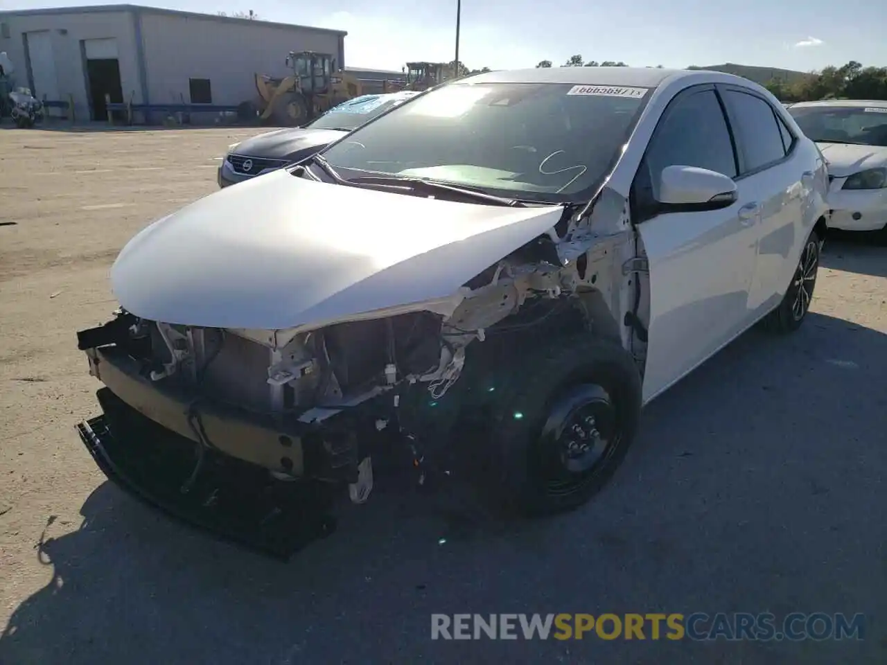 2 Photograph of a damaged car 5YFBURHEXKP895524 TOYOTA COROLLA 2019