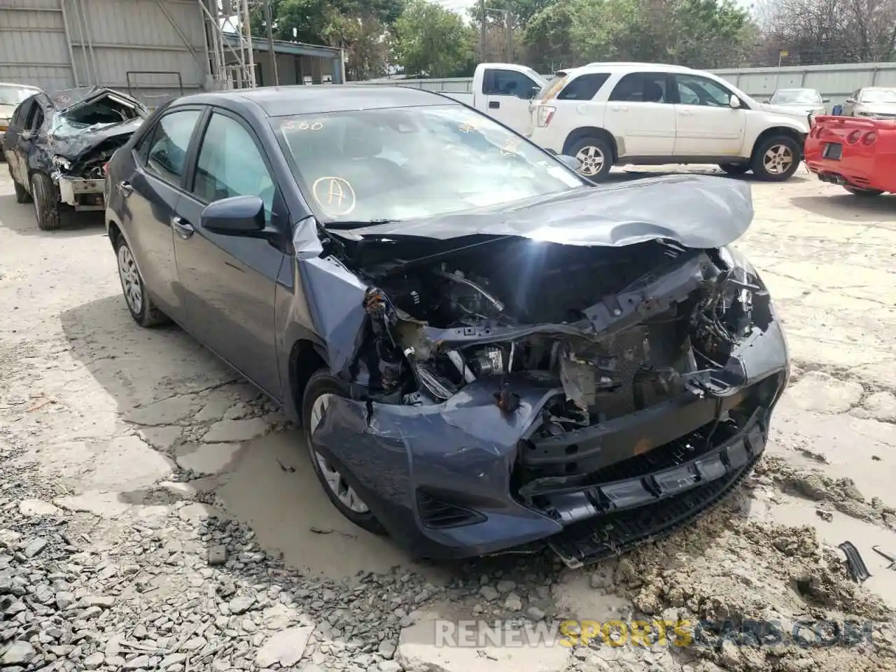 1 Photograph of a damaged car 5YFBURHEXKP896088 TOYOTA COROLLA 2019