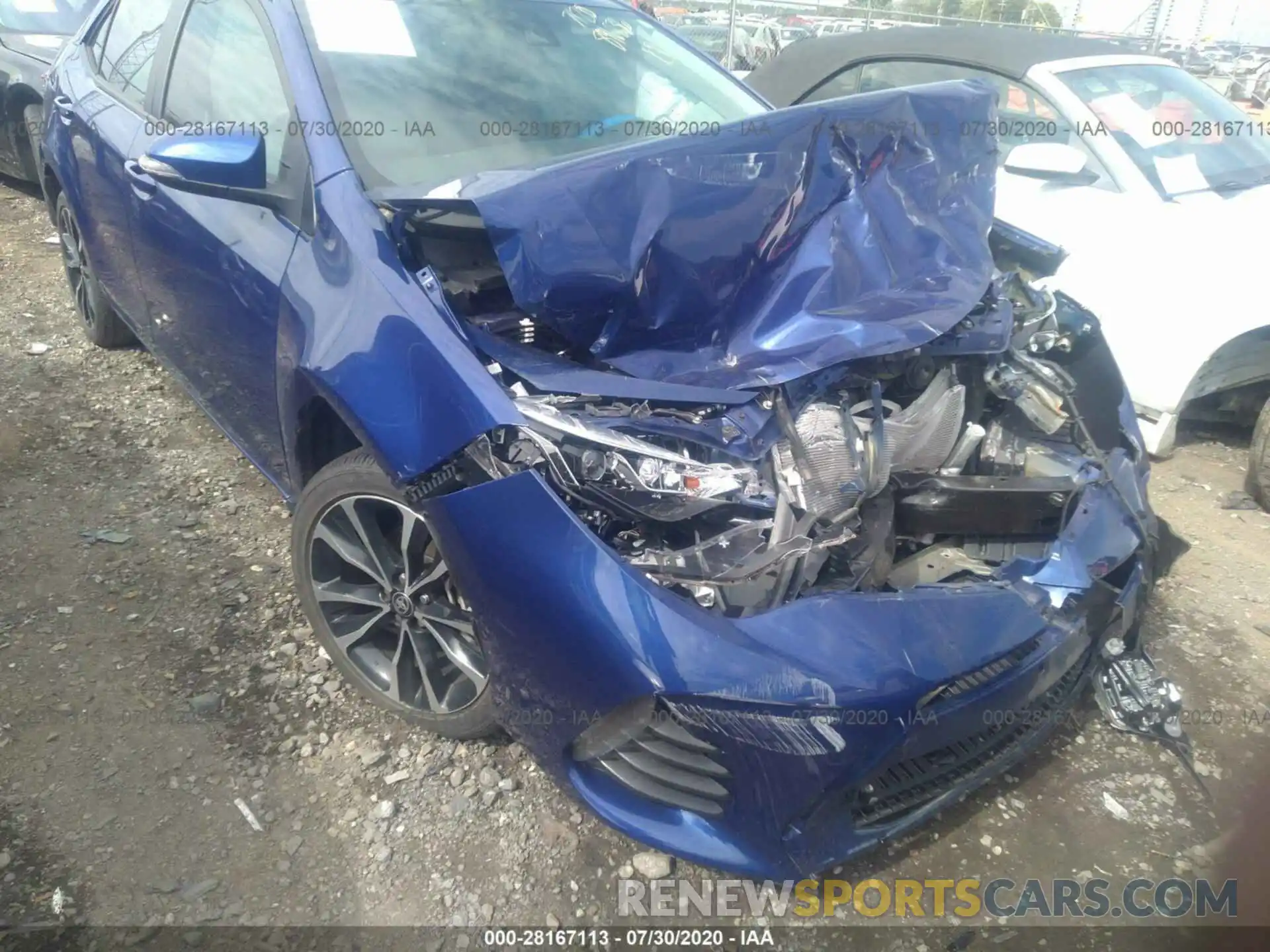 1 Photograph of a damaged car 5YFBURHEXKP896236 TOYOTA COROLLA 2019