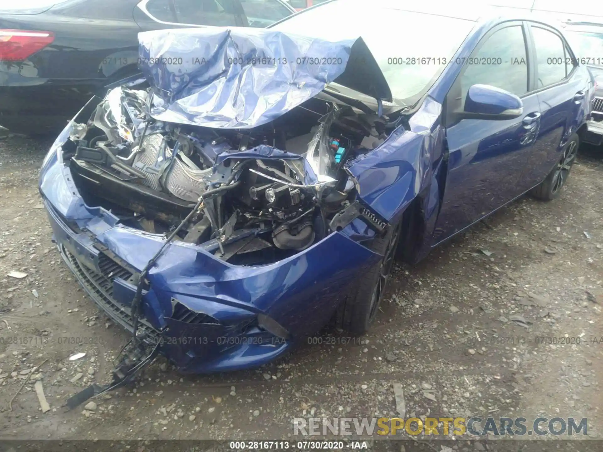 2 Photograph of a damaged car 5YFBURHEXKP896236 TOYOTA COROLLA 2019