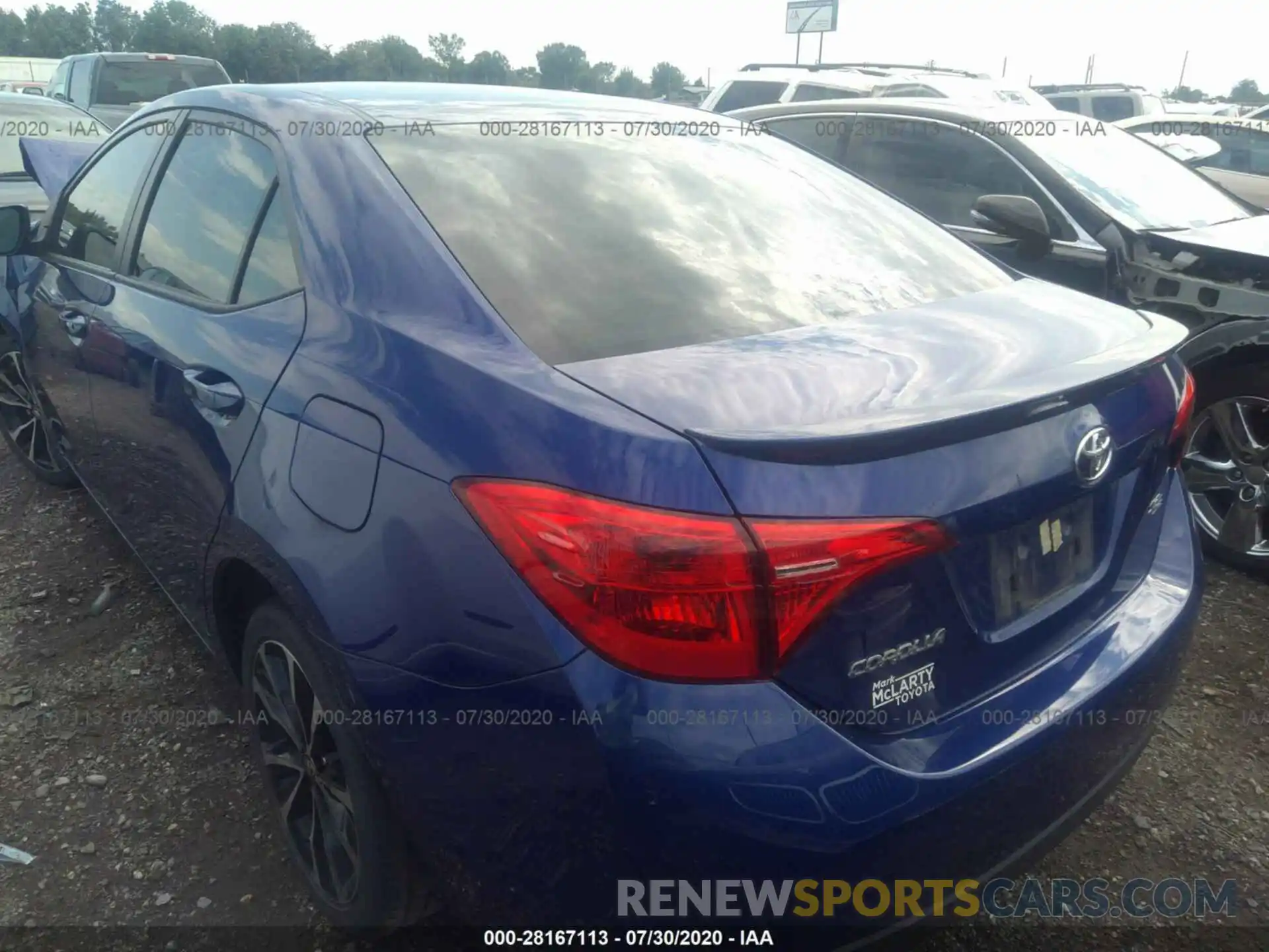 3 Photograph of a damaged car 5YFBURHEXKP896236 TOYOTA COROLLA 2019