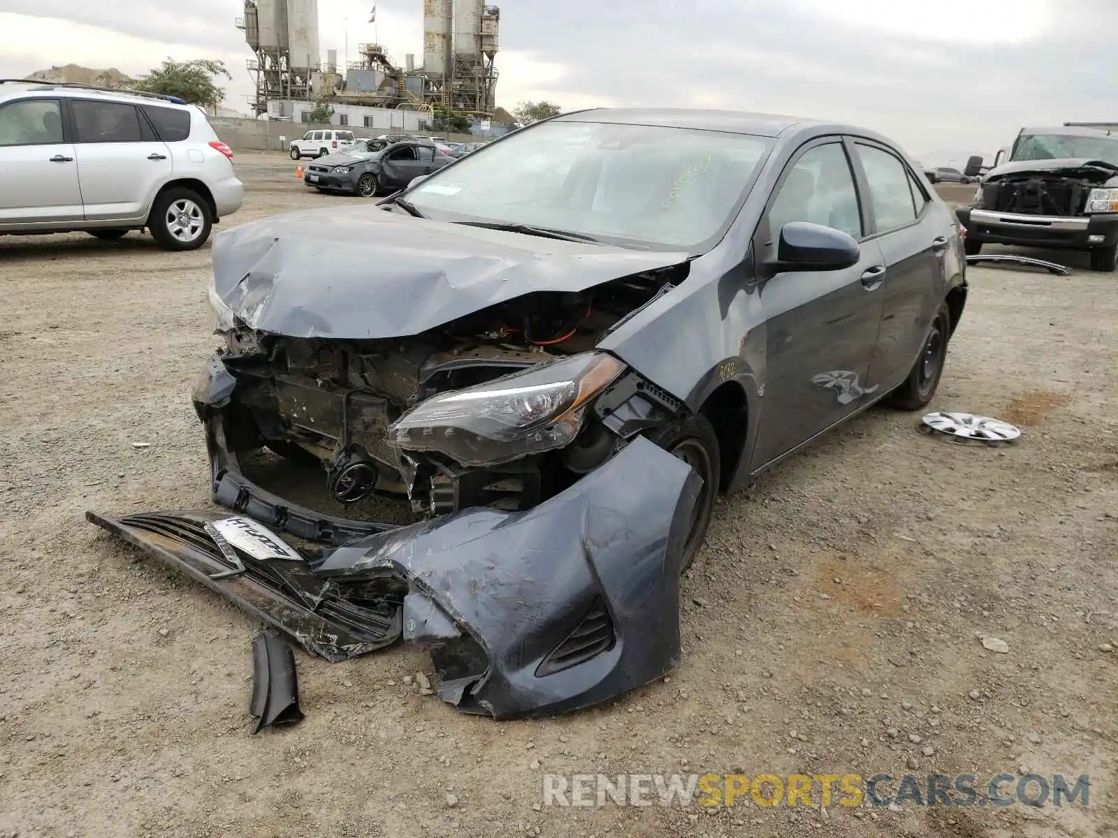 2 Фотография поврежденного автомобиля 5YFBURHEXKP896804 TOYOTA COROLLA 2019