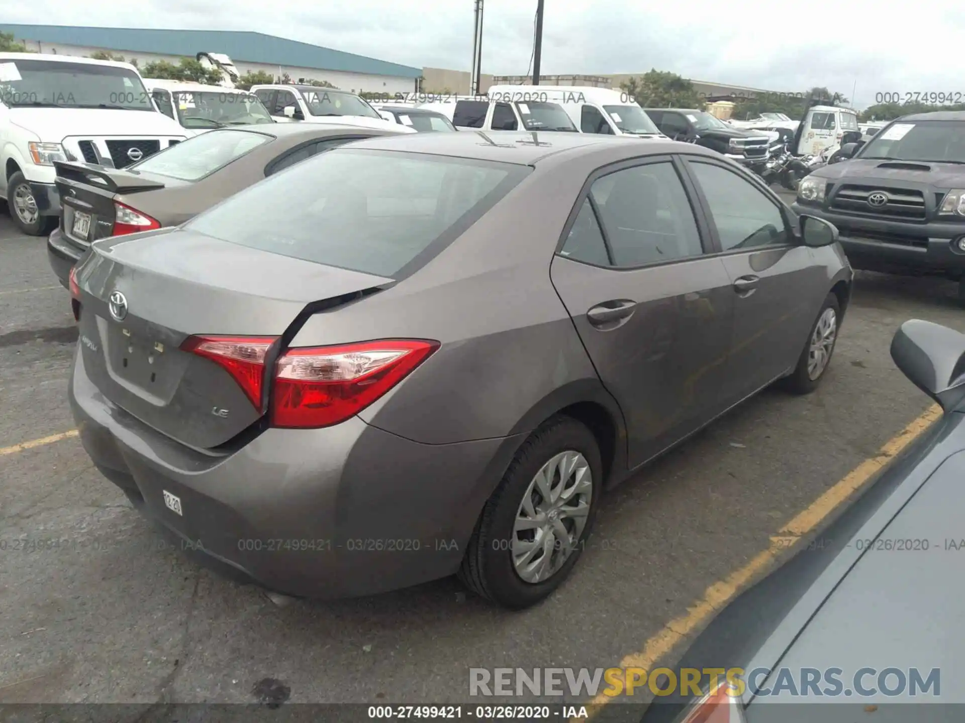 4 Photograph of a damaged car 5YFBURHEXKP897144 TOYOTA COROLLA 2019