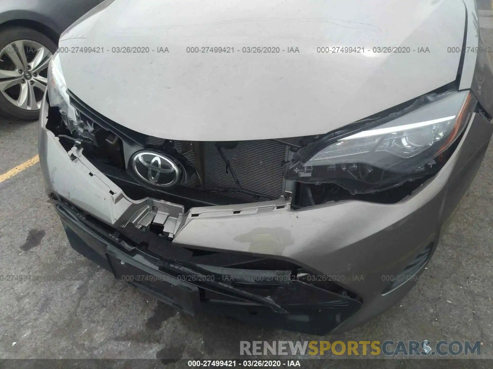 6 Photograph of a damaged car 5YFBURHEXKP897144 TOYOTA COROLLA 2019