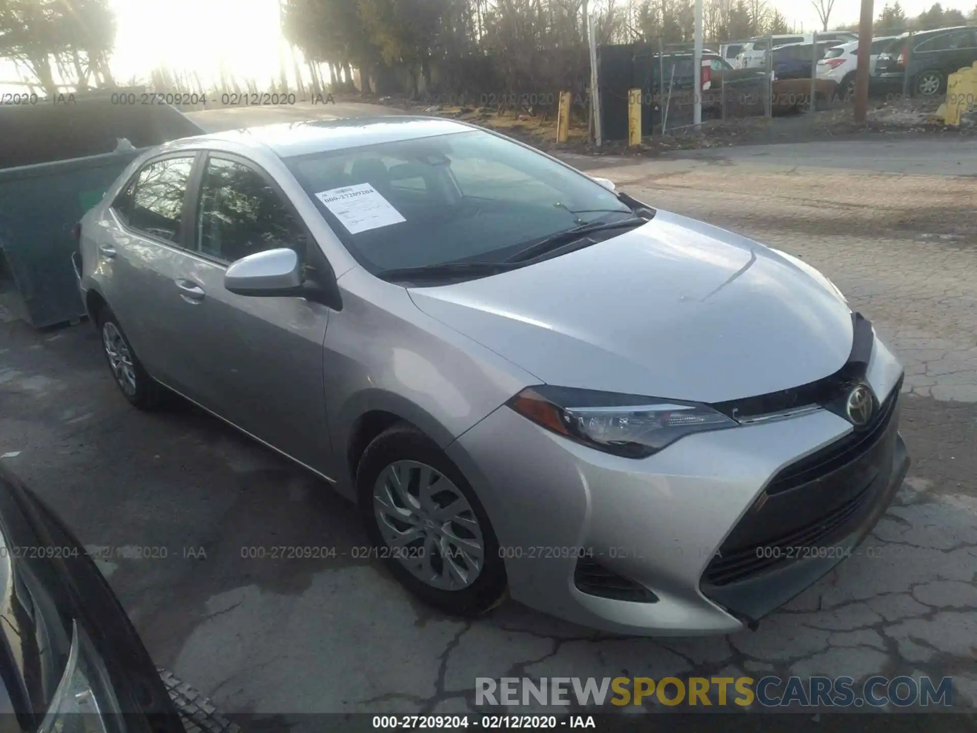 1 Photograph of a damaged car 5YFBURHEXKP897516 TOYOTA COROLLA 2019