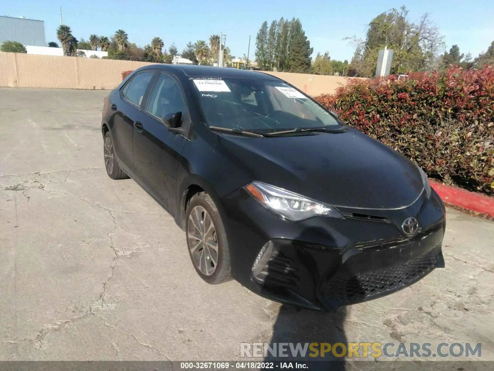 1 Photograph of a damaged car 5YFBURHEXKP898049 TOYOTA COROLLA 2019