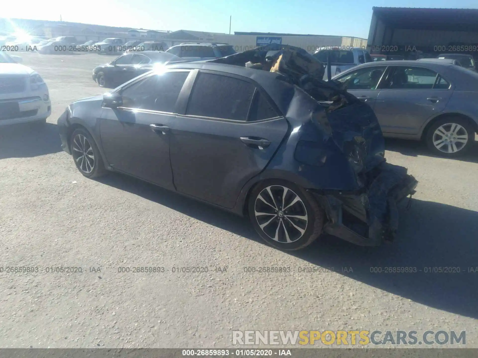 3 Photograph of a damaged car 5YFBURHEXKP898259 TOYOTA COROLLA 2019