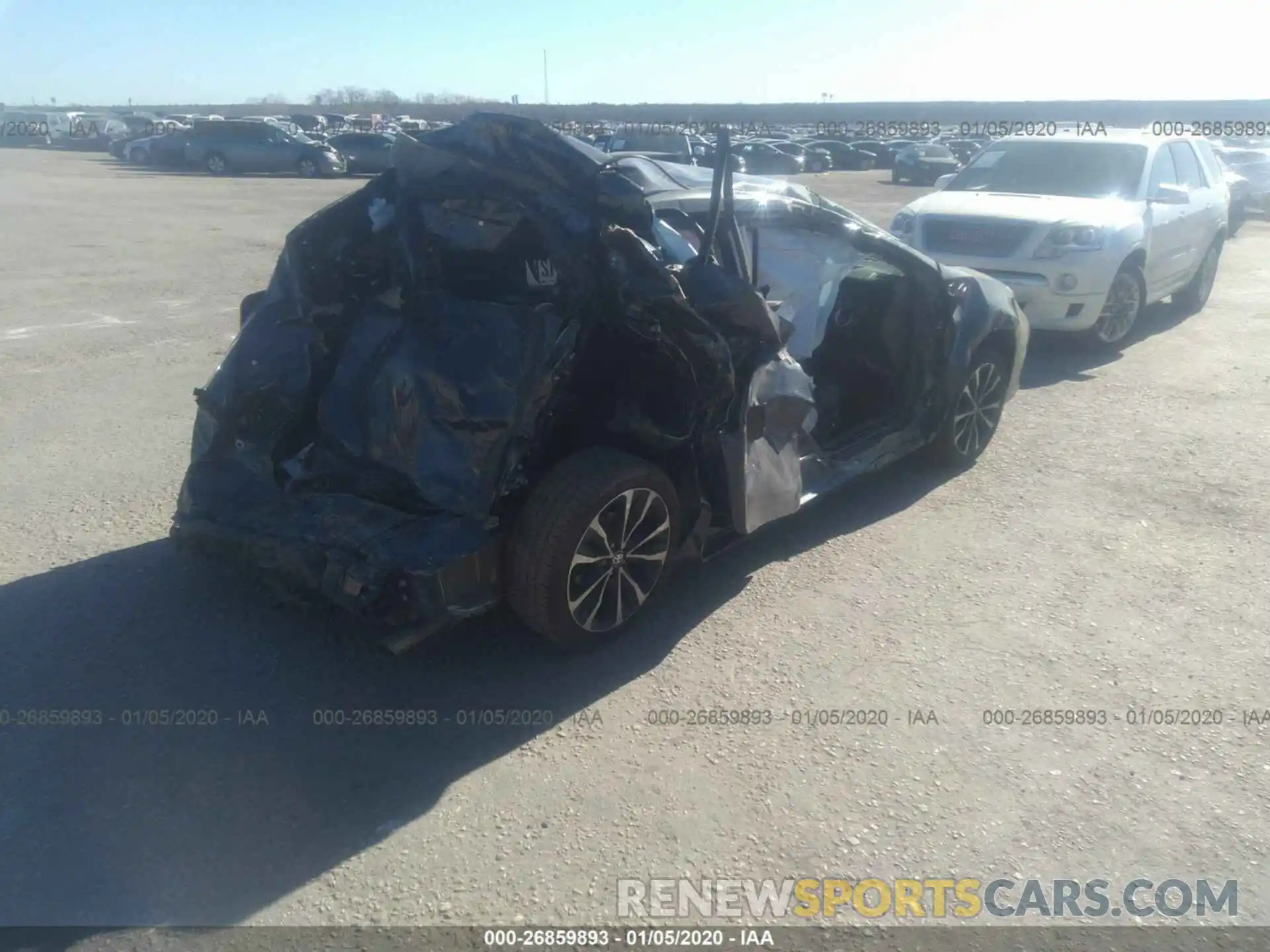 4 Photograph of a damaged car 5YFBURHEXKP898259 TOYOTA COROLLA 2019