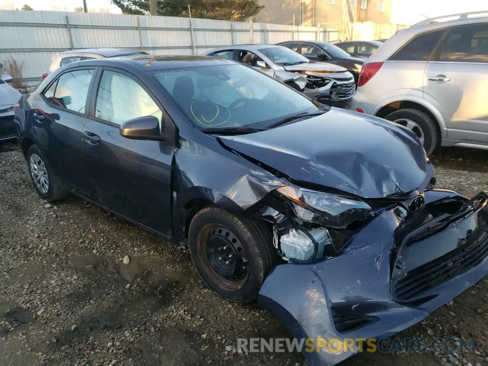 1 Photograph of a damaged car 5YFBURHEXKP898391 TOYOTA COROLLA 2019