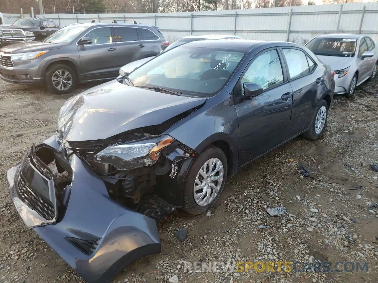 2 Photograph of a damaged car 5YFBURHEXKP898391 TOYOTA COROLLA 2019