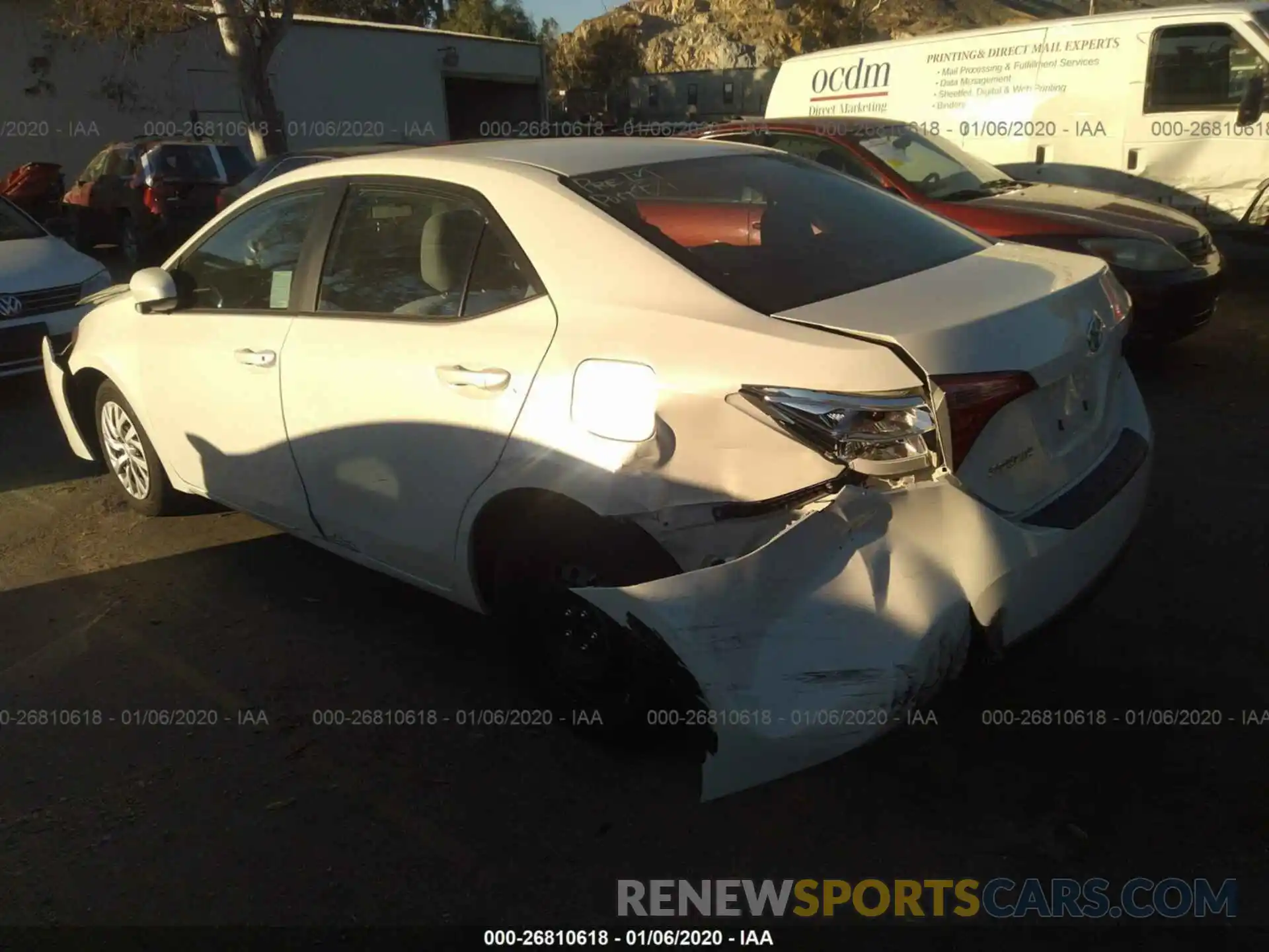 3 Photograph of a damaged car 5YFBURHEXKP898701 TOYOTA COROLLA 2019