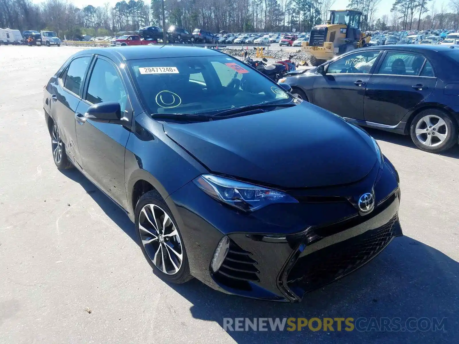 1 Photograph of a damaged car 5YFBURHEXKP898780 TOYOTA COROLLA 2019