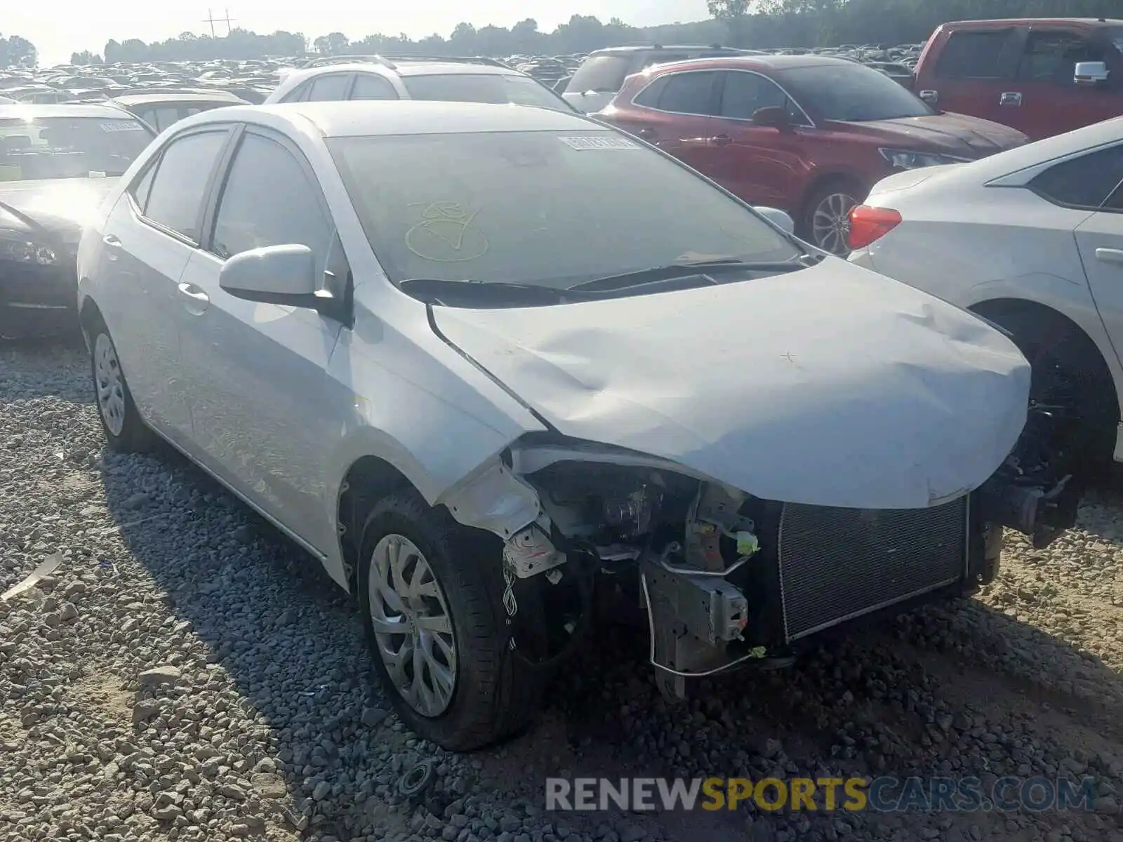 1 Photograph of a damaged car 5YFBURHEXKP898844 TOYOTA COROLLA 2019