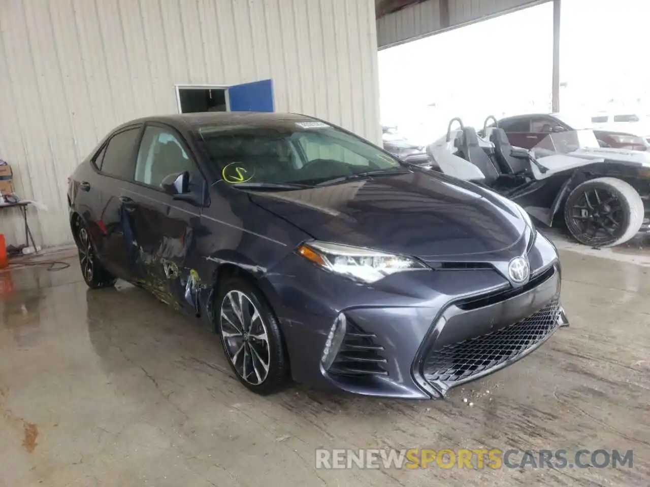 1 Photograph of a damaged car 5YFBURHEXKP898925 TOYOTA COROLLA 2019