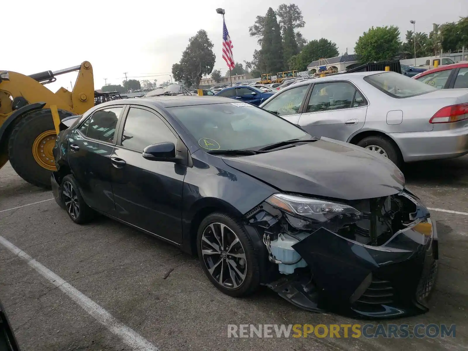 1 Photograph of a damaged car 5YFBURHEXKP899105 TOYOTA COROLLA 2019